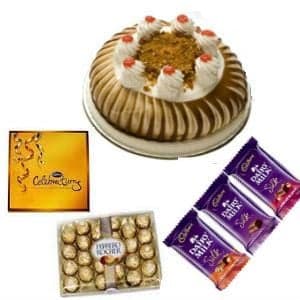 Buttersctoch Cake n Mix Chocolates